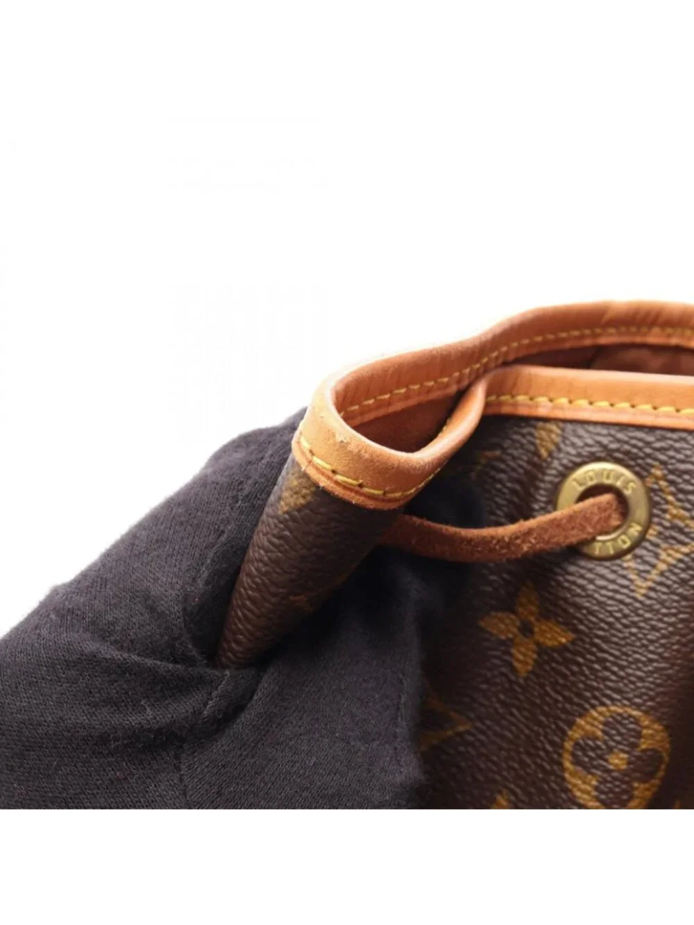 Louis Vuitton Backpack Montsouris MM Canvas Leather